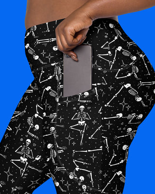 Skeleton Yoga Activewear Leggings