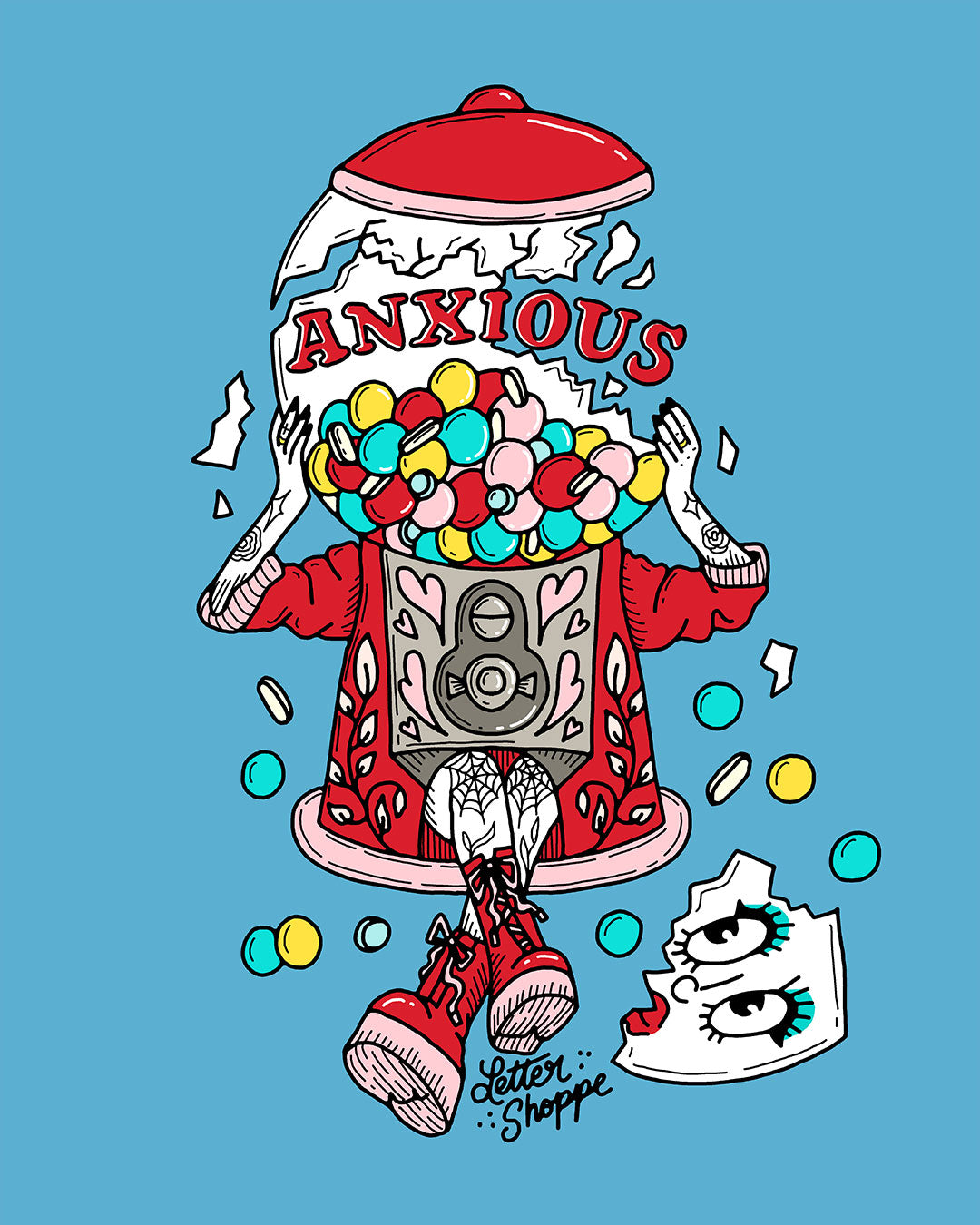 Anxious - Mental Health Poster