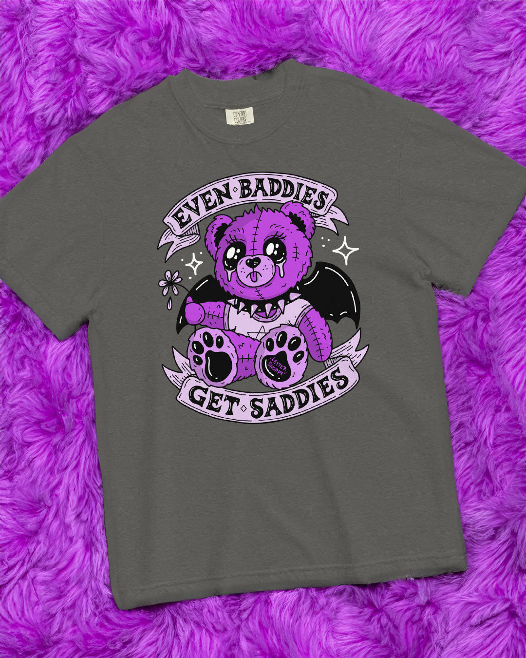 Even Baddies Get Saddies: Mental Health Graphic T-Shirt