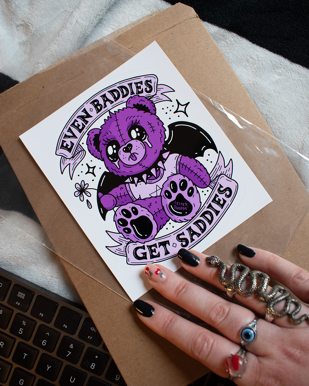 Even Baddies Get Saddies: Mental Health Sticker