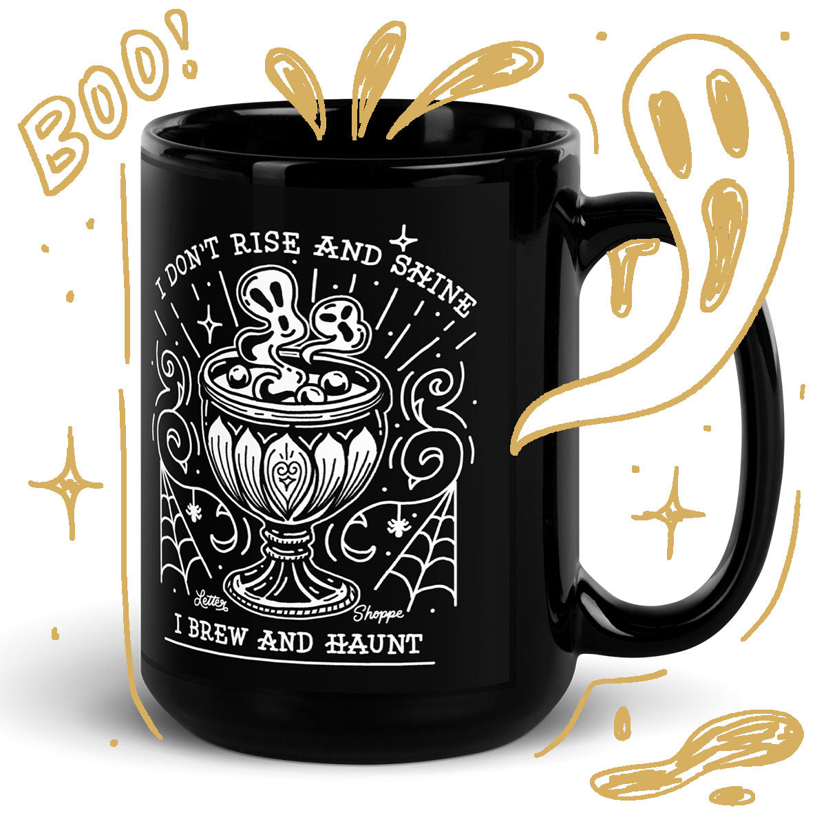 I Brew and Haunt Mug: Spooky Coffee Cup