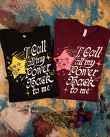 Calling My Power Back: Y2K Celestial Graphic Tee