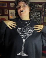 Dump Him Black Oversized Sweatshirt