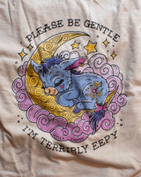 Be Gentle, I'm Eepy: Cute Graphic T-Shirt