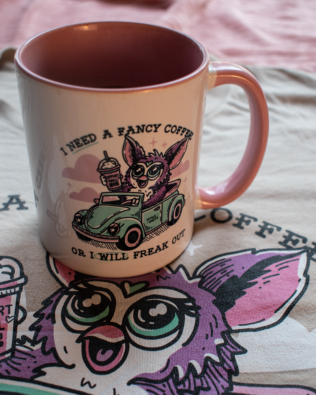 Furby Needs A Fancy Coffee: Funny Mug