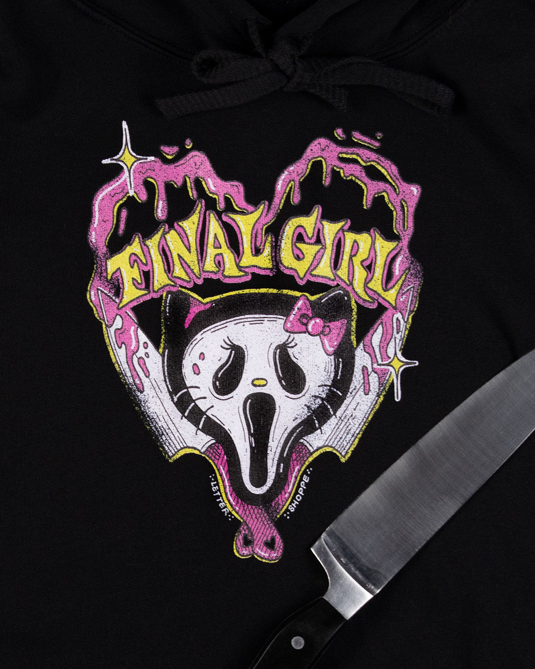 Final Girl Horror Crop Hoodie