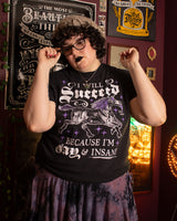 Gay & Insane Unicorn: Queer Pride Purple Tee