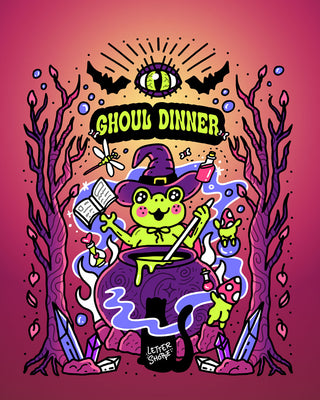 Ghoul Dinner Crop Top