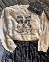 Global Collapse: Oversized Vintage Graphic Sweatshirt