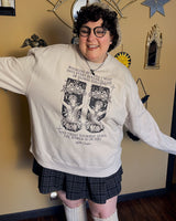 Global Collapse: Oversized Vintage Graphic Sweatshirt