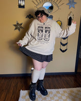 Global Collapse: Oversized Vintage Graphic Sweatshirt