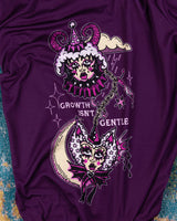 Growth Isn't Gentle Purple Gothic Pants