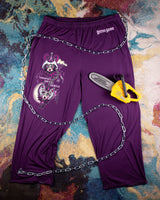 Growth Isn't Gentle Purple Gothic Pants