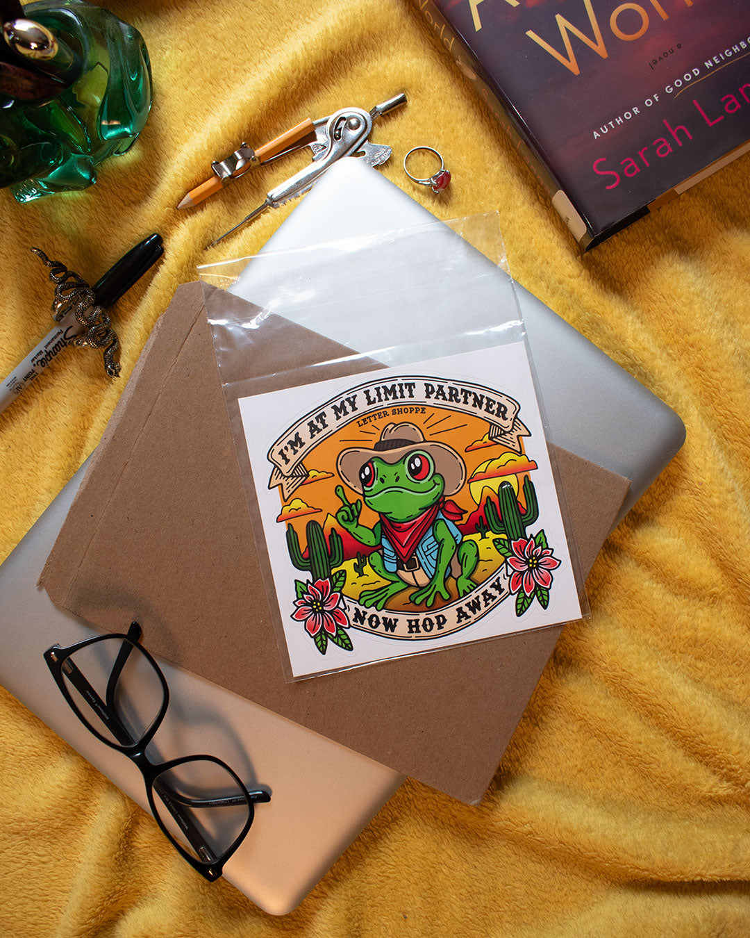 Hop Away Partner: Sarcastic Sticker