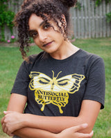 Antisocial Butterfly: Introvert Graphic Tee