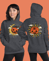 Vintage Pumpkin Moon & Sun Sweatshirt/Hoodie