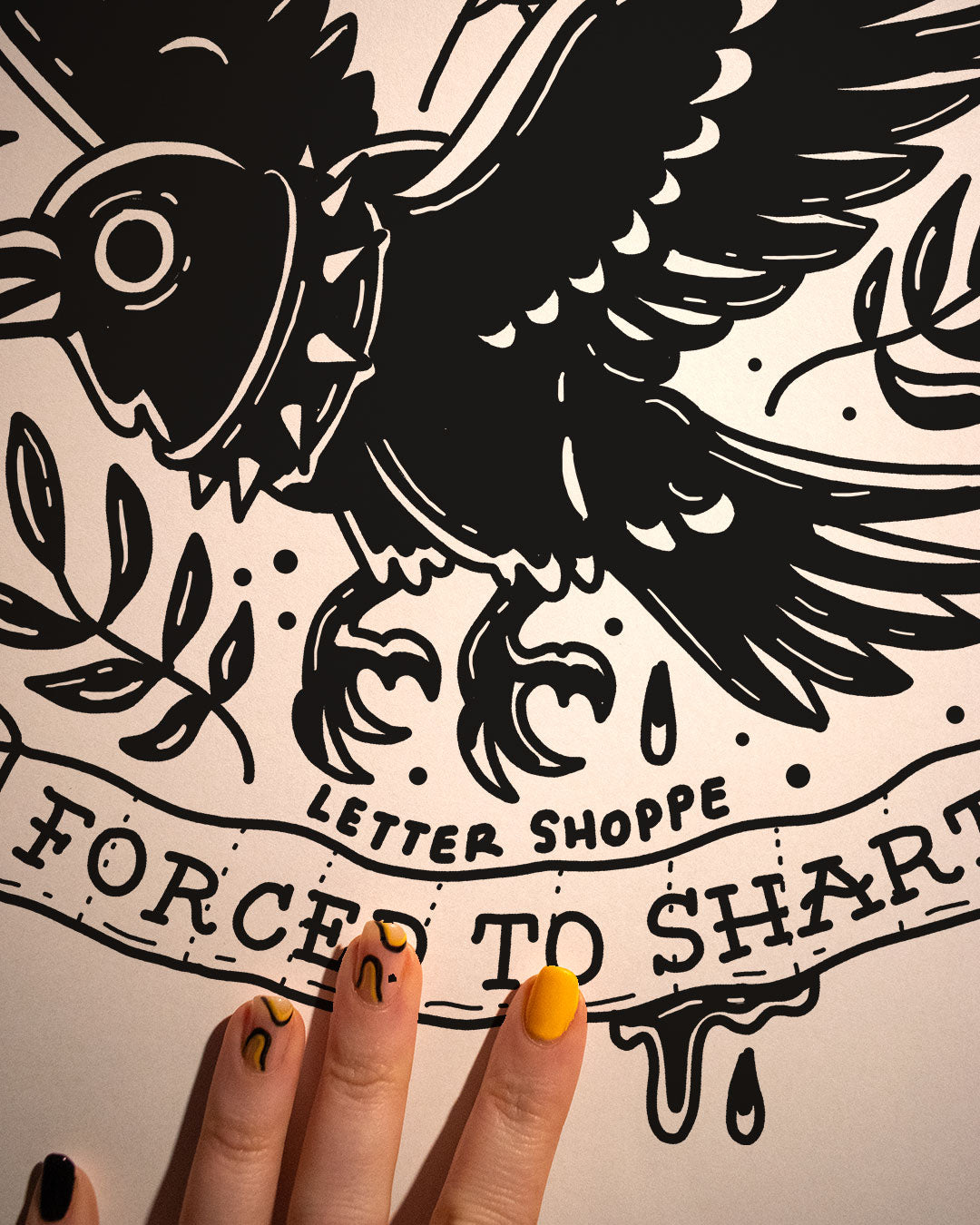 Born To Fart, Forced To Shart: Funny Bathroom Poster