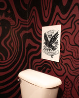 Born To Fart, Forced To Shart: Funny Bathroom Poster