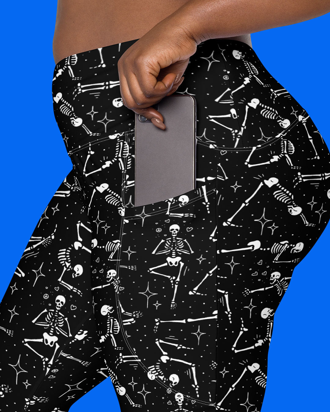 Skeleton Yoga Activewear Leggings