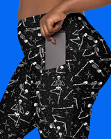 Skeleton Yoga Activewear Leggings
