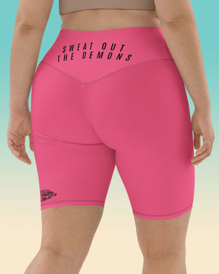 Sweat Out The Demons Yoga Activewear Shorts