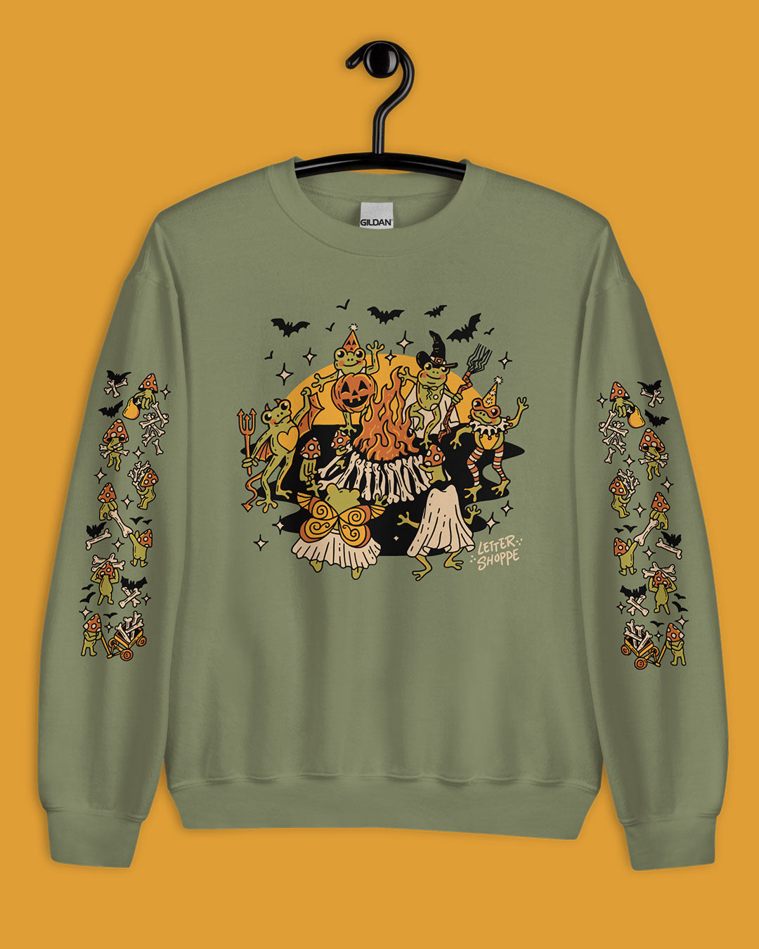 Dancing Halloween Frogs Sweatshirt