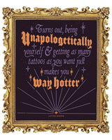 Unapologetic & Hot: Self Love Tattoo Lover Print