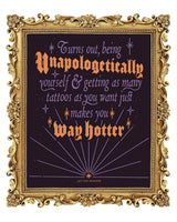 Unapologetic & Hot: Self Love Tattoo Lover Print