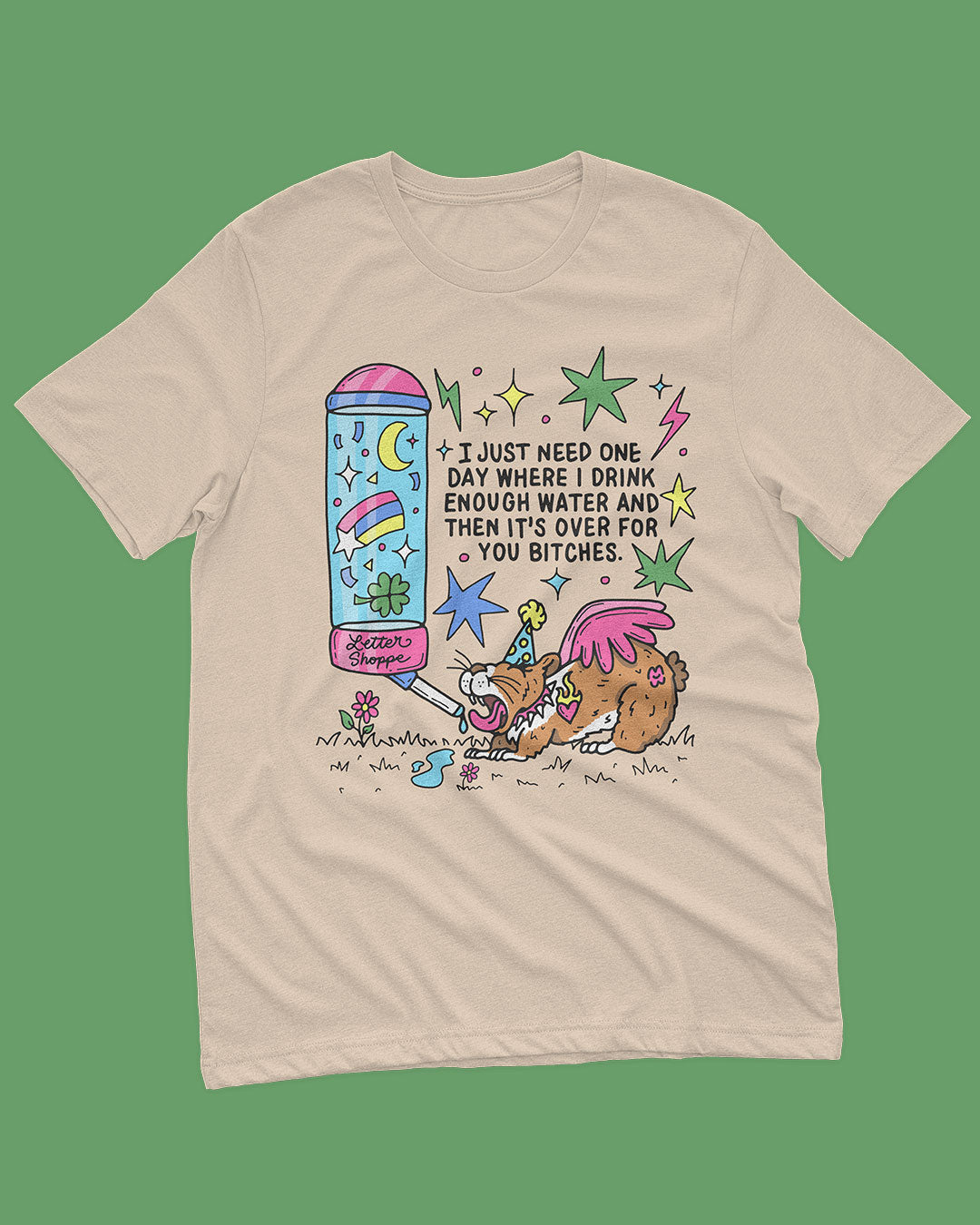 Gerbil of Destiny Says "Drink More Water"