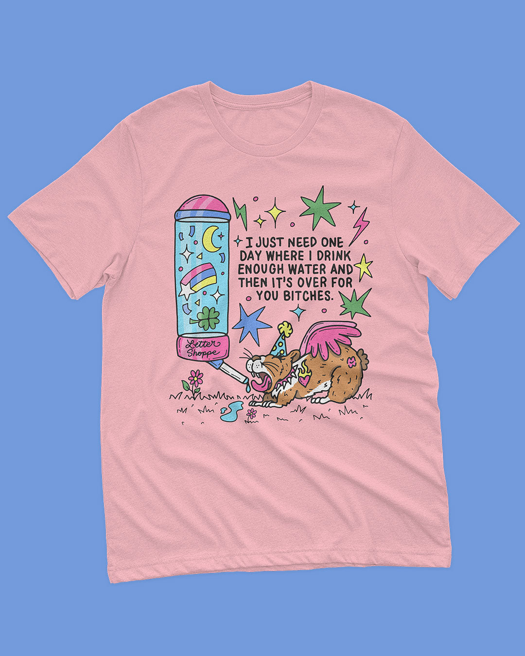 Gerbil of Destiny Says "Drink More Water"