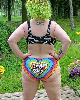 Gay & Slay Pride Bikini Bottoms