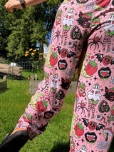 Spooky Strawberry Flash Loungewear Bottoms