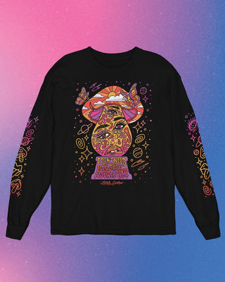 Psychedelic Butterfly Lava Lamp Long Sleeve