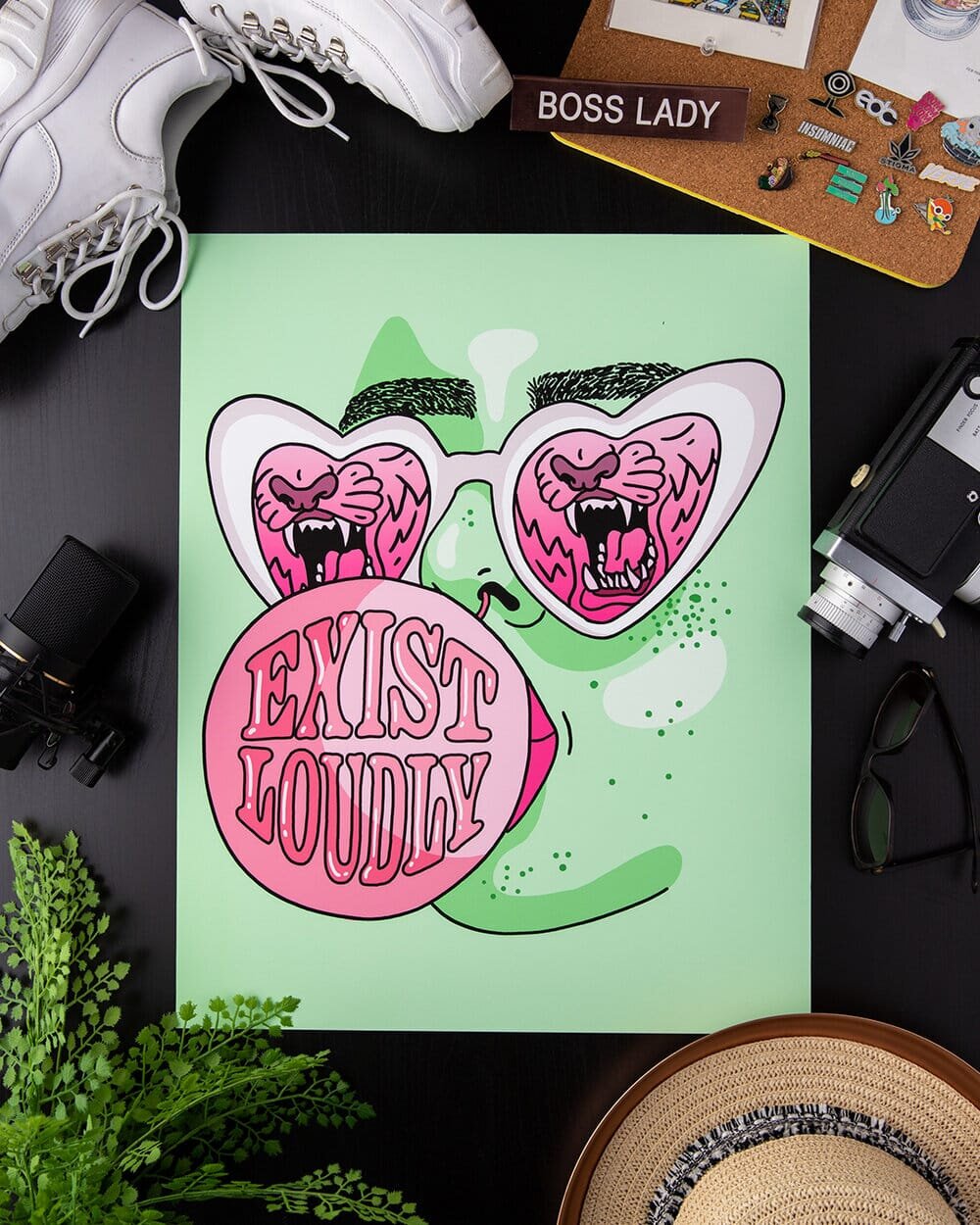 Exist Loudly Poster