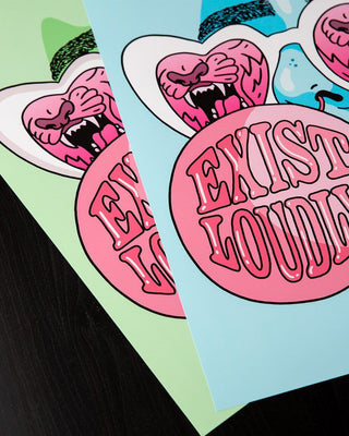 Exist Loudly Poster