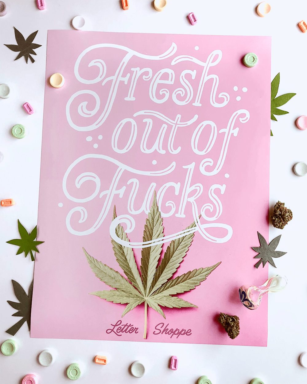 Fresh Out Of Fucks Poster