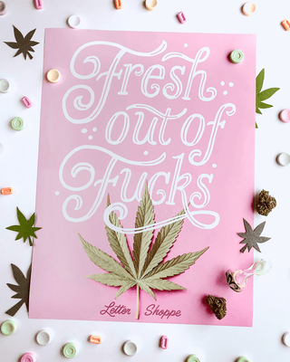 Fresh Out Of Fucks Poster