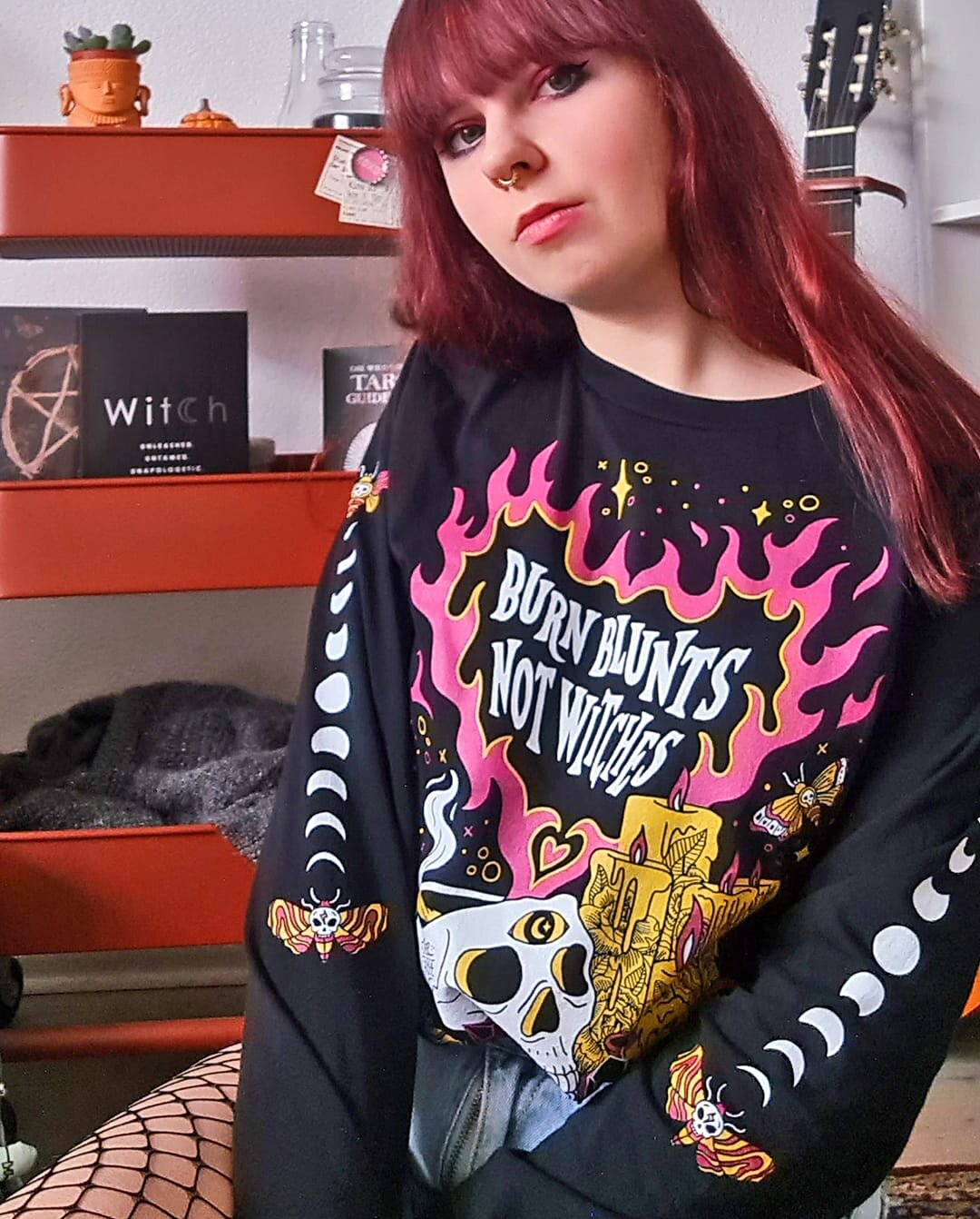 Burn Blunts Not Witches Unisex Long Sleeve
