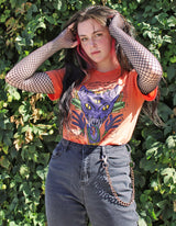 Add value or GTFO: Unisex Orange Cotton Shirt