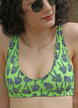 Throwing Hands Recycled Padded Bikini Top