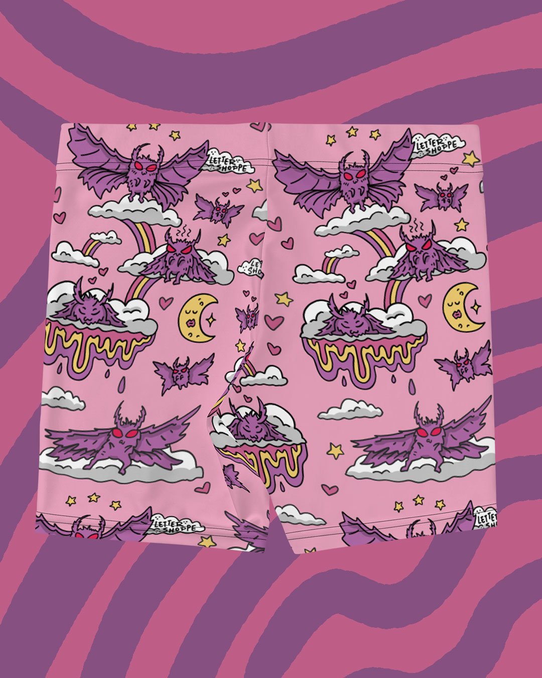 Mothman Cutie Pink Shorts