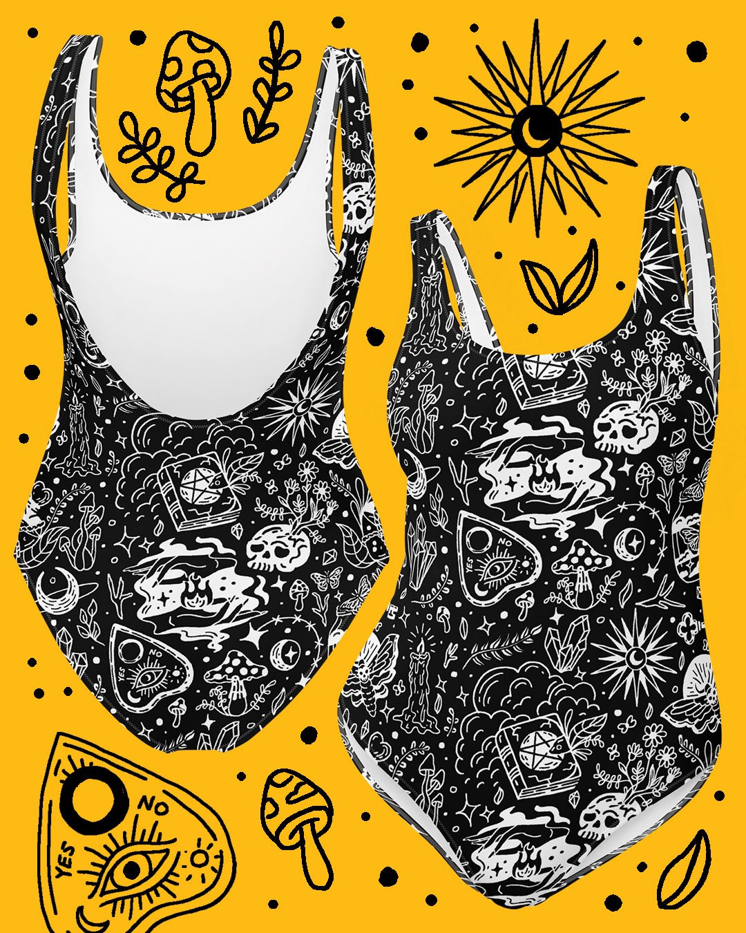 Witchy One Piece Swimsuit