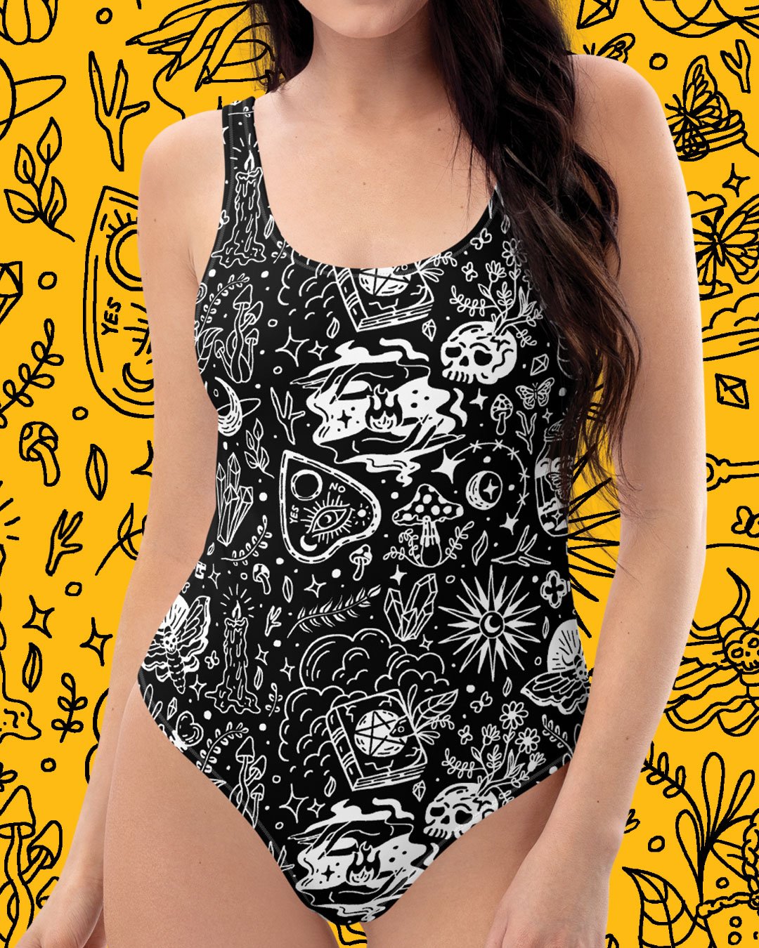 Witchy One Piece Swimsuit