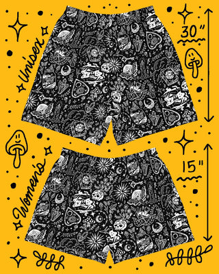 Witchy Athletic Shorts
