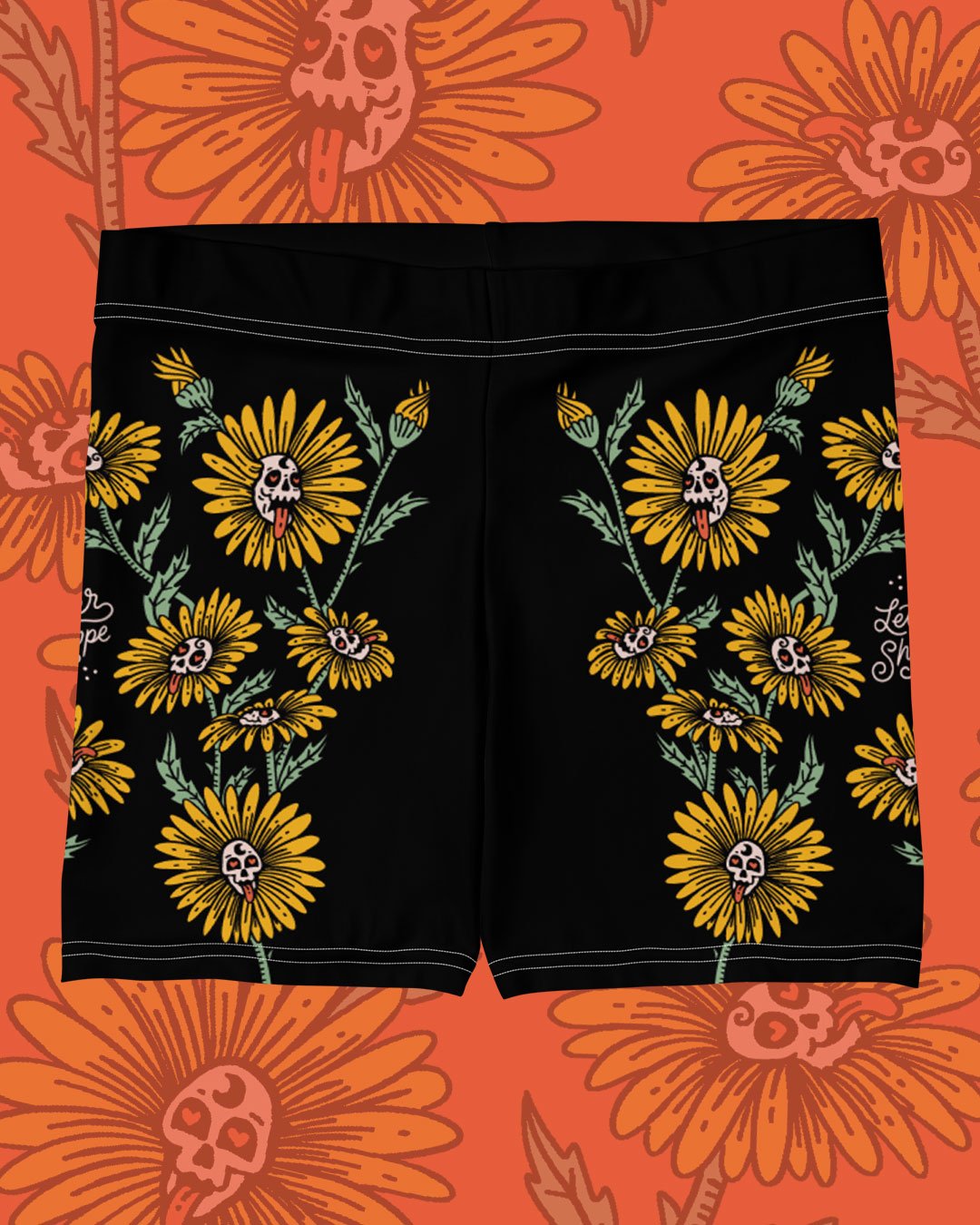 Skull Sunflower Shorts