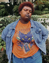 Add value or GTFO: Unisex Orange Cotton Shirt