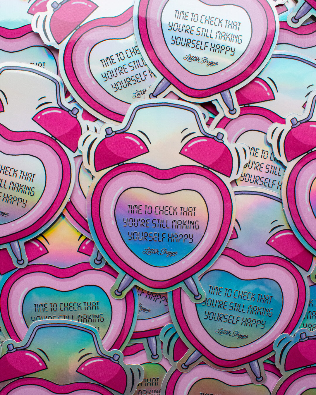 Happiness Check Sticker