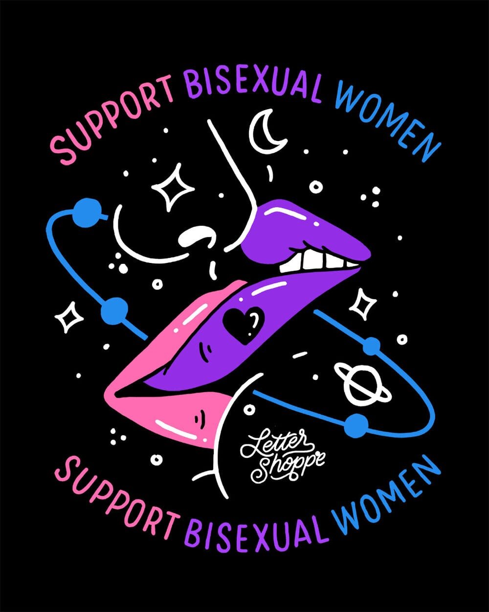 Support Bisexual Women Poster