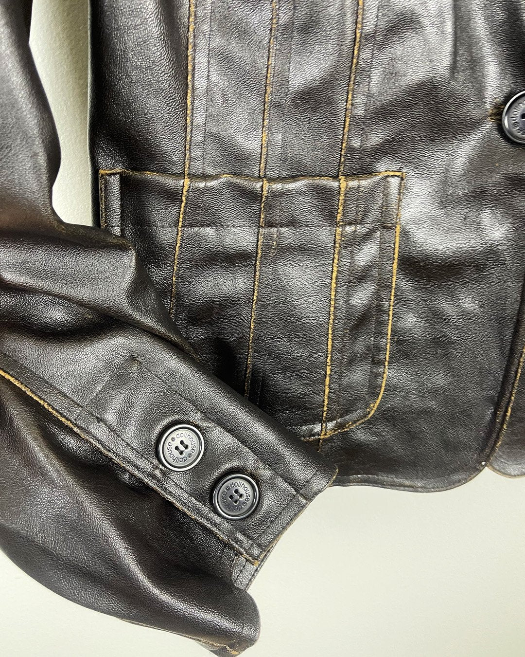 M - Brown Leather Jacket