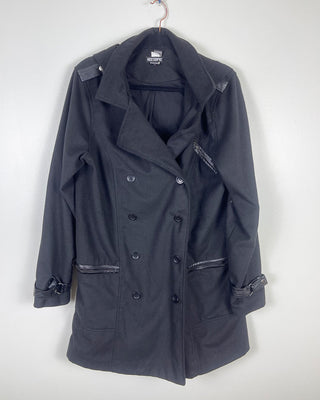 XXL - Black Hooded Jacket
